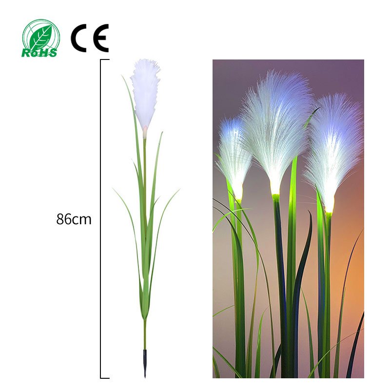 Fiber Optic Reed Garden Light for Holiday Displays