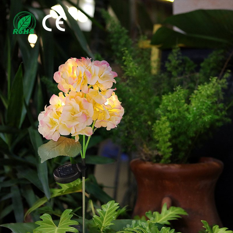 Artificial Hydrangea Blossom Decorative Light for Wedding Venues