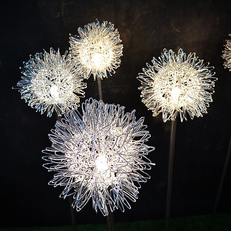 Artificial Dandelion Landscape Light for Festive Garden Displays