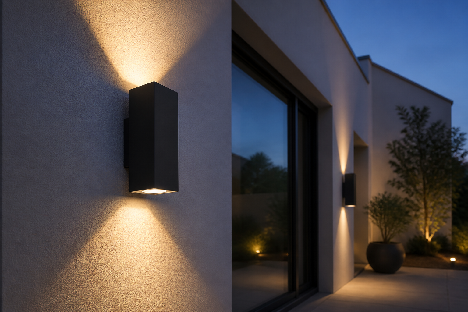 RGBW Smart Up and Down Outdoor Wall Light