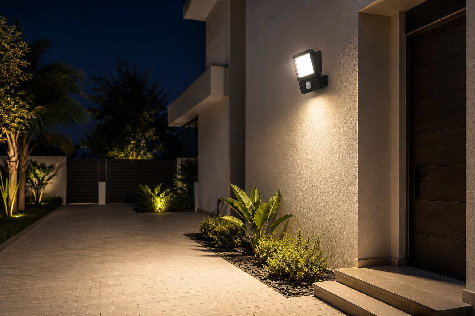 Matter RGBWW PIR Outdoor Wall Floodlight