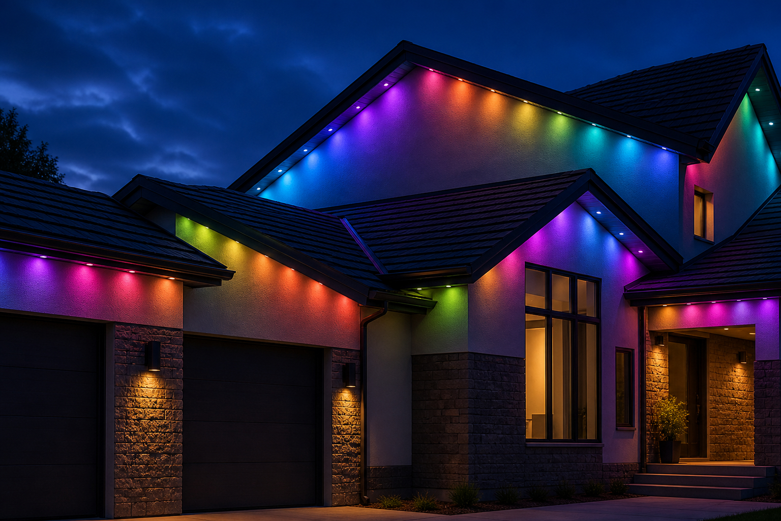 Permanent RGBIC Outdoor Eave Light Kit