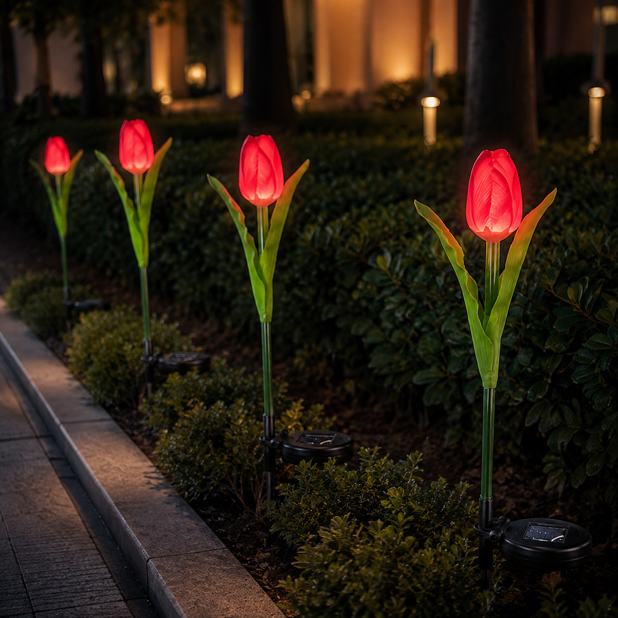IP65 Solar Tulip Garden Stake Light for Landscape Displays