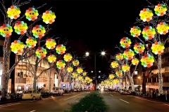 Floral Holiday Street Lighting Solution